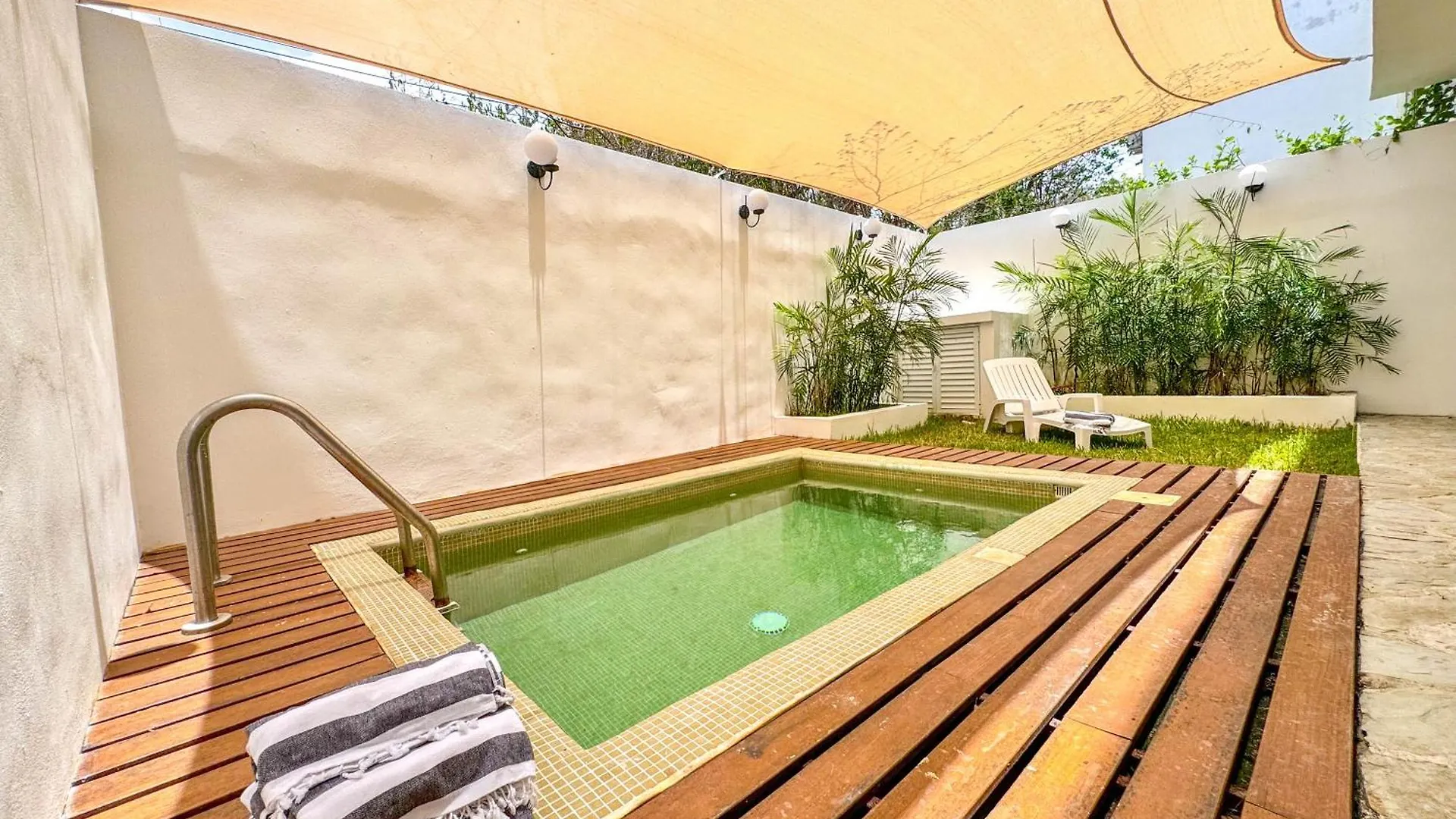 Apartment Home Pool Wonderful Common Area Puerto Morelos Mexico